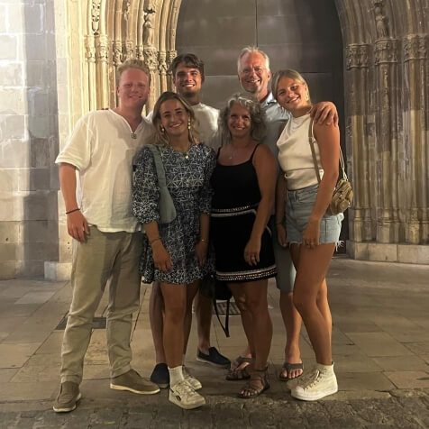 The family at Ibiza The family at Ibiza