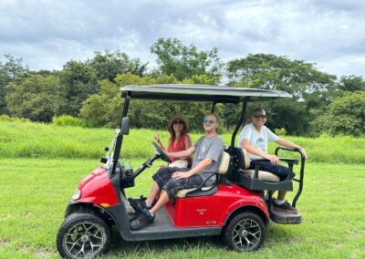 Golf cart for 3 from Buggy Blasters at Samara, Costa Rica