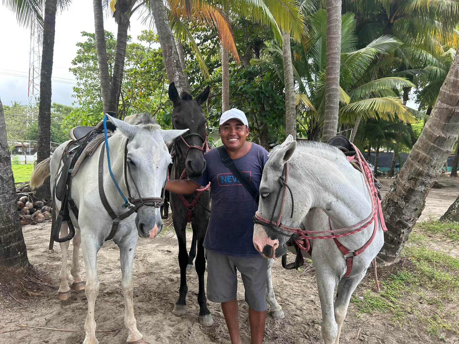 Horse back riding on the beach is fun to do