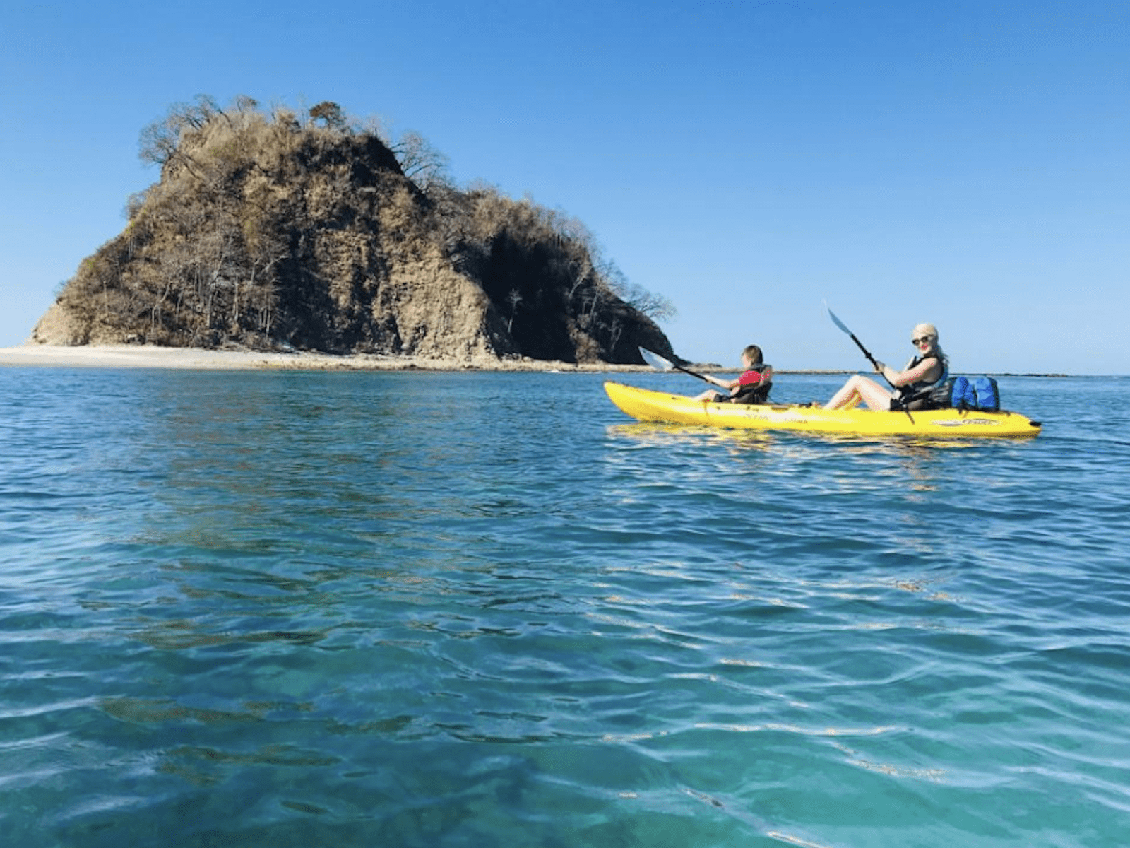 Kayak on the beach of Samara