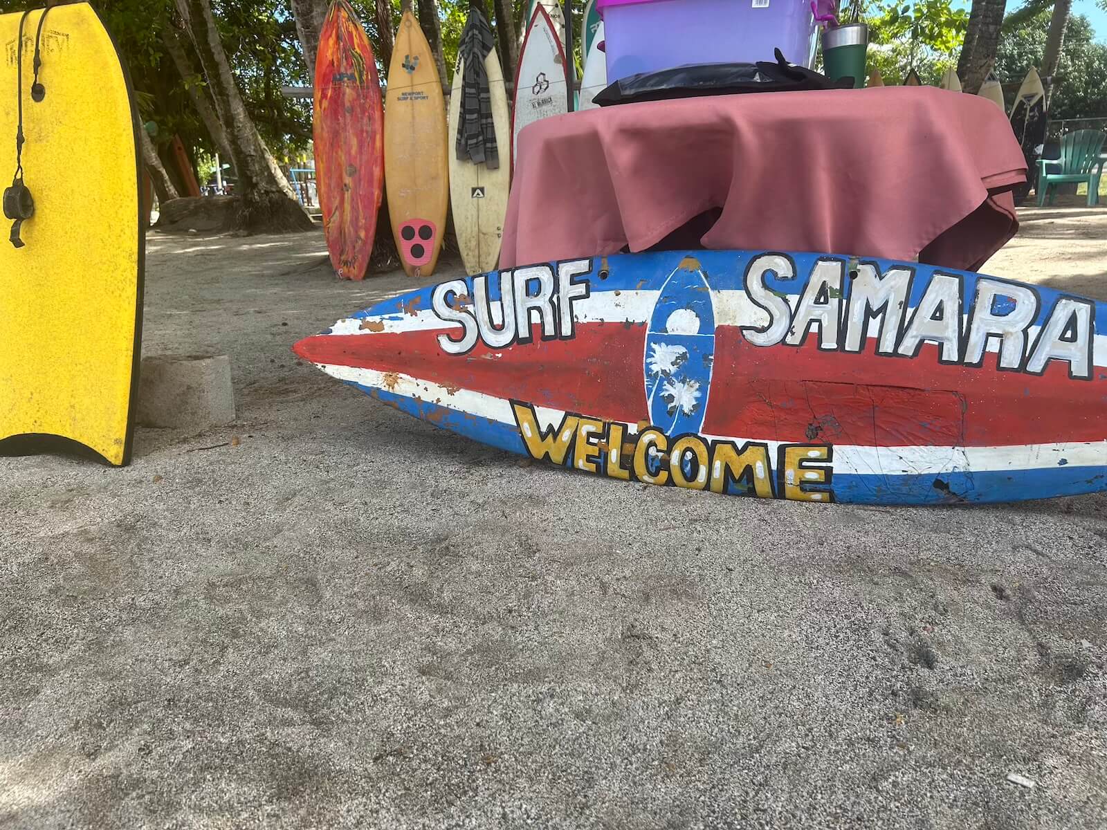 Surf lessons on the beach of Samara for kids